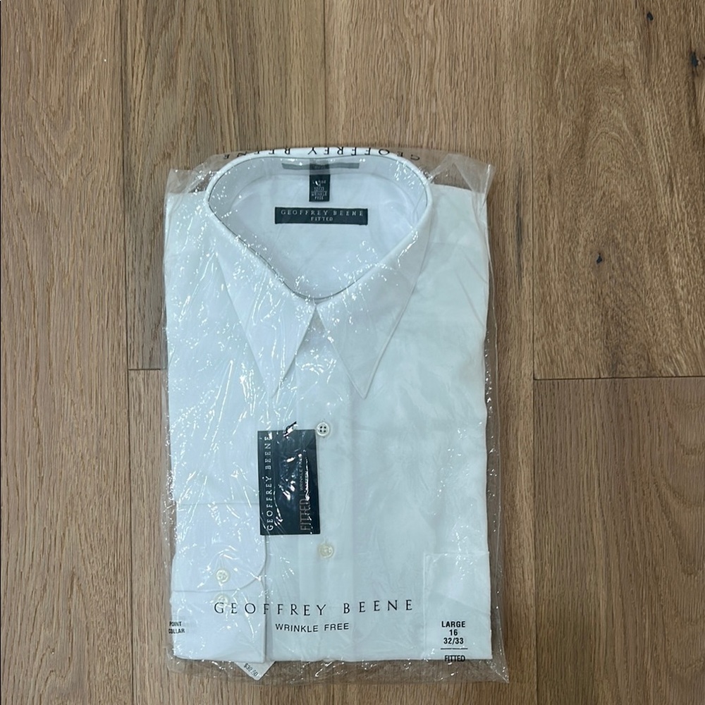 Geoffrey Beene Crisp White Dress Shirt